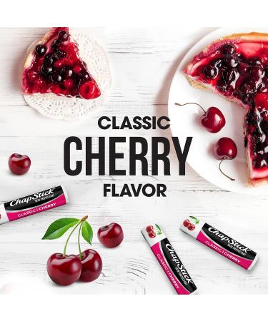 ChapStick Classic Cherry Lip Balm Tube - Pack of 12, 0.15 Oz | Flavored Lip Care for Chapped, Cracked Lips - Buy Online on GoSupps.com