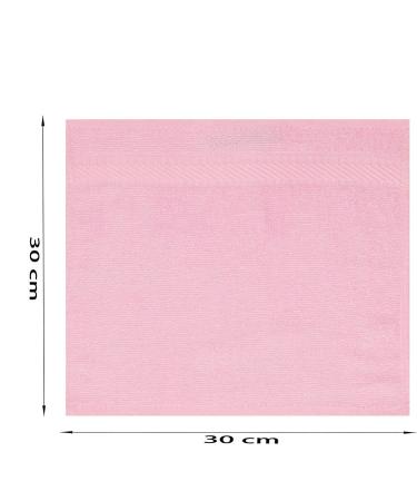 Betz 20 Piece Face Cloth Set Neapel 100% Cotton - 30x30 cm - Rose Face Cloths - Buy Online on GoSupps.com