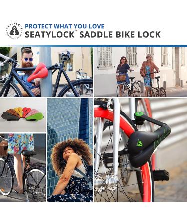 SeatyLock Hybrid Saddle Bike Lock - 2-in-1 Anti Theft Solution - Buy Online on GoSupps.com