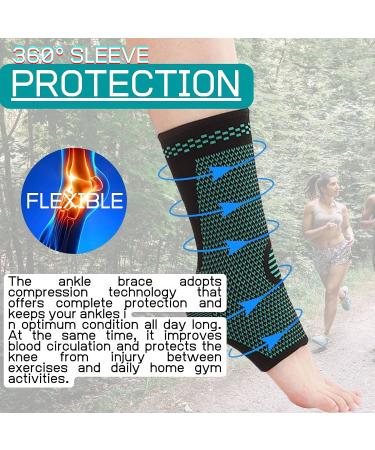 Buy 2 Pack Ankle Support for Running & Sports | Daily Wear - Small Size - International Shipping Available - Buy Online on GoSupps.com