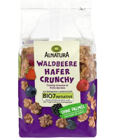 Alnatura Organic Crunchy Oats Wild Strawberry 375 g