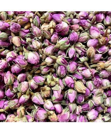 Dried Pink Rose Buds - 100g | Non GMO Edible Botanicals for Tea & Soap Making | Natural Cocktail Garnish & Confetti Decorations from Ireland - Buy Online on GoSupps.com