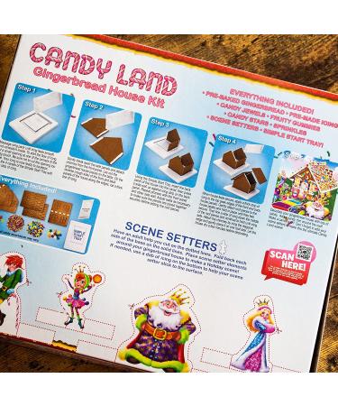 Candy Land Holiday House Gingerbread Cookie Kit - 29 Oz - Buy Online on GoSupps.com
