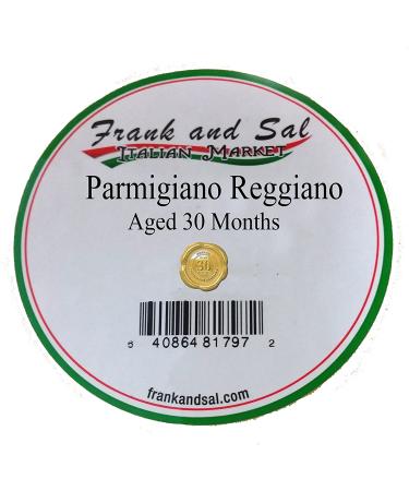 Frank and Sal 30 Month Aged Parmigiano Reggiano - 8 oz - Authentic Italian Cheese - Buy Online on GoSupps.com