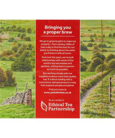 YORKSHIRE black tea 80 Sachets - 1 unit - Buy Online on GoSupps.com