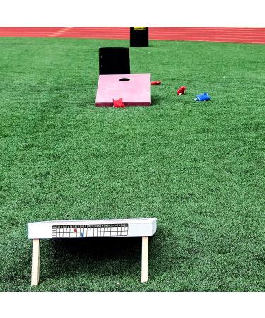 AIWEILUCK Cornhole Scoreboard 2 Pack - Magnetic Metal Decal for Corn Hole Boards - Easy Install & Track Score - Cornhole Rules Sign Included - Buy Online on GoSupps.com