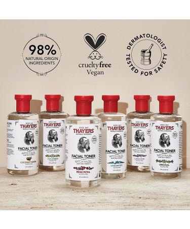 THAYERS Alcohol-Free Lavender Witch Hazel Toner - 12 oz with Aloe Vera | Soothing Facial Treatment - Buy Online on GoSupps.com