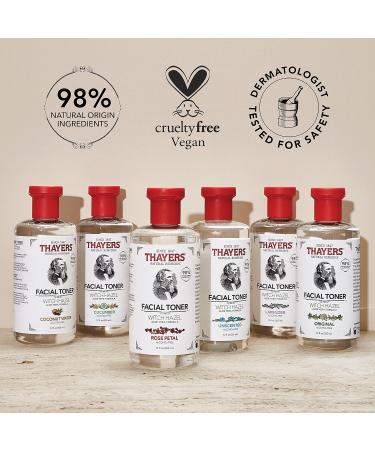 THAYERS Alcohol-Free Unscented Witch Hazel Toner with Aloe Vera 12 Fl Oz (Pack of 3) - Natural Skincare Toner Set - Buy Online on GoSupps.com