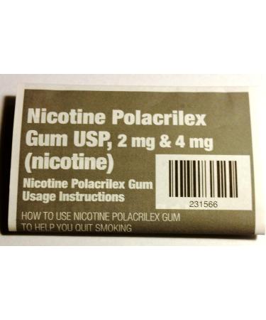 Rugby Nicotine Polacrilex Gum 4mg - Stop Smoking Aid, Sugar Free Coated Fruit Flavor - 100 Pieces - Buy Online on GoSupps.com