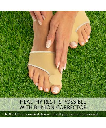 DALIVA Upgraded Bunion Corrector - Hallux Valgus Pain Relief Sleeve with Toe Separator for Women and Men 5-7.5 - Orthopedic Non-Slip Bunion Relief Sock - Buy Online on GoSupps.com
