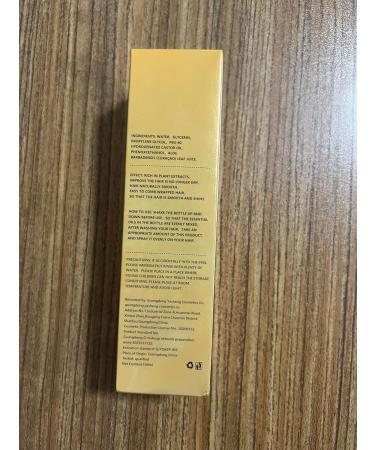 Long-Lasting Lightweight Hair Soft Essential Oil Spray Fluffy Volumizing Hair Spray Hair Care Essential Oil Long Lasting Refreshing Spray Protein Smoothing Spray For All Hair Types (#01) - Buy Online on GoSupps.com