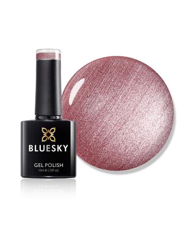 Bluesky Gel Nail Polish Spring 2021 Collection Fight At Play Ss2112 10 ml Pink Brown Shimmer Metallic (Requires Curing Under LED or UV Lamp) Pink 10ml