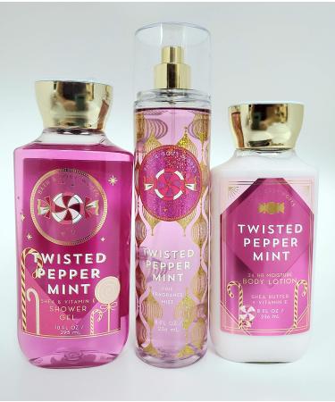 Bath Body Works Twisted Peppermint Mist   Shower Gel and Lotion - Buy Online on GoSupps.com