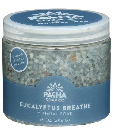 Pacha SOAP Eucalyptus Breathe Mineral Soak  16 OZ