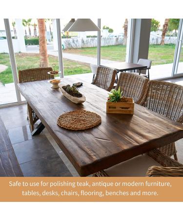 Furniture Clinic Traditional Beeswax Polish for Wood & Furniture | Wax for all Wood Types & Colors - Oak  Teak  Dark & Light Wood  6.8oz/200ml - Buy Online on GoSupps.com