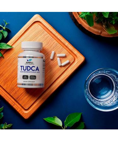 TUDCA 500mg per Serving | 60 Capsules (30 Day Supply) | Tauroursodeoxycholic Acid for Your Liver | Powerful Tudca Supplement - Buy Online on GoSupps.com