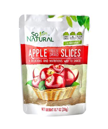 So Natural Freeze Dried Apples, 6 packages of 0.7 Ounces Each 0.7 Ounce (Pack of 6)