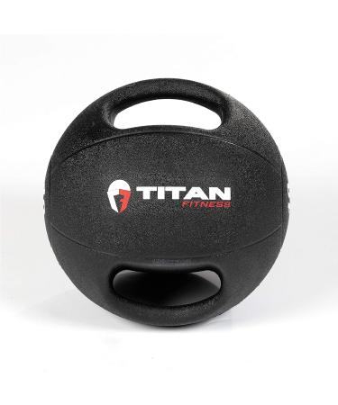 Titan Fitness 10.0 lb Dual Grip Medicine Ball - Ideal for Strength Training and Core Workouts - Buy Online on GoSupps.com