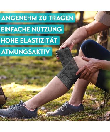 Hund ist K nig Self-Adhesive Elastic Bandage 12x4.7m | Versatile Adhesive Bandage for Humans & Animals | Binding & Fixing Bandage - 10cm x 4.7m - Black (12 Rolls) - Buy Online on GoSupps.com