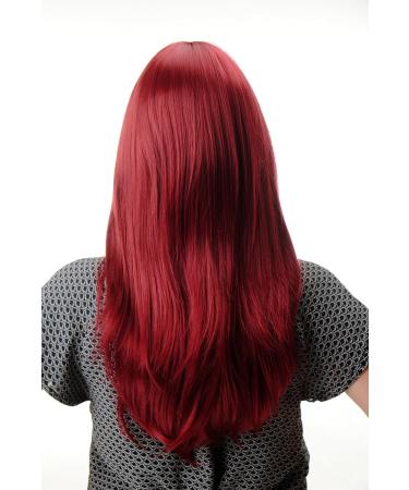 WIG ME UP GFW855-39 | Long Straight Bangs Ladies Wig | Thick Garnet Red | 55 cm - Shop Internationally for Stunning Styles - Buy Online on GoSupps.com