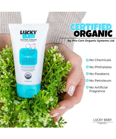 Organic Diaper Cream | Moisturizing Diaper Balm 60ml | Natural Baby Care - Buy Online on GoSupps.com