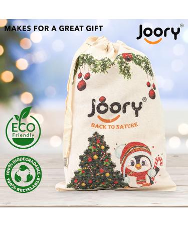JOORY Natural Exfoliating Loofah Sponge - 3 Pack Egyptian Body Scrubber | Biodegradable Shower Luffa Pad - Buy Online on GoSupps.com