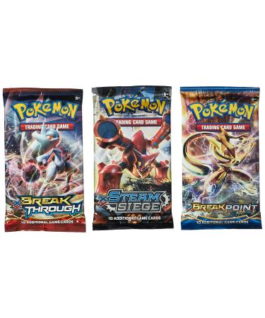 Pokemon TCG: 3 Booster Packs  30 Cards Total| Value Pack Includes 3 Booster Packs of Random Cards | 100% Authentic Branded Pokemon Expansion Packs | Random Chance at Rares & Holofoils 3 Boosters
