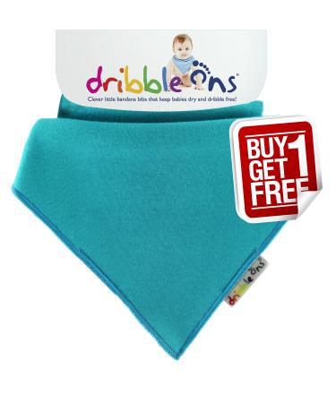 Dribble Ons Bib (0-24 Months) Turquoise