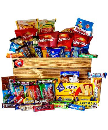 Czech Republic Sweet & Salty Snack Box Original Czechia Food Large Size