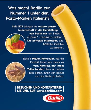 Barilla Macaroni Pasta 1 kg - Pack of 4 - Buy Online on GoSupps.com