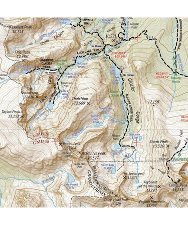 Rocky Mountain National Park 2018 Topographic Hiking Map by Outdoor Trail Maps LLC - Buy Online on GoSupps.com
