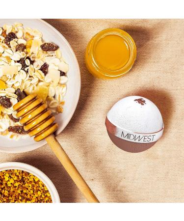 Oatmeal Milk & Honey Luxury Bath Bombs - Set of 10 - XL 4.5oz - Buy Online on GoSupps.com