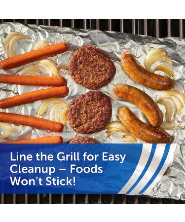 Reynolds Wrap Grill Foil - 37.5 Sq Ft | Durable & Versatile Aluminum Foil for Grilling - Buy Online on GoSupps.com