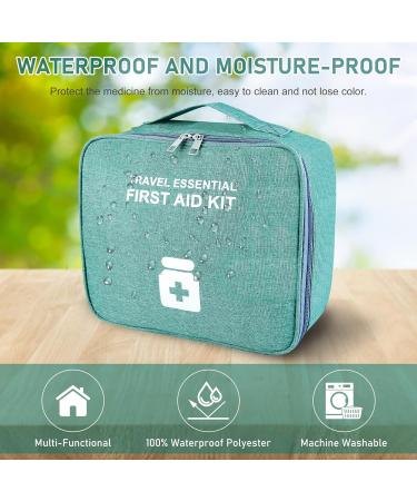 Medicines Bag for Travel - 3 Piece Large Capacity Medication Storage & First Aid Bag for Home Office & Outdoor Use - Buy Online on GoSupps.com