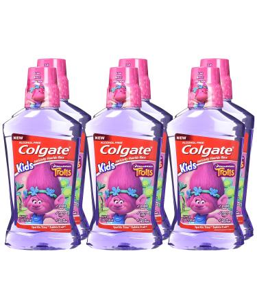 Colgate Kids Trolls Bubble Fruit Mouthwash - 6 Pack, 500mL - Buy Online on GoSupps.com
