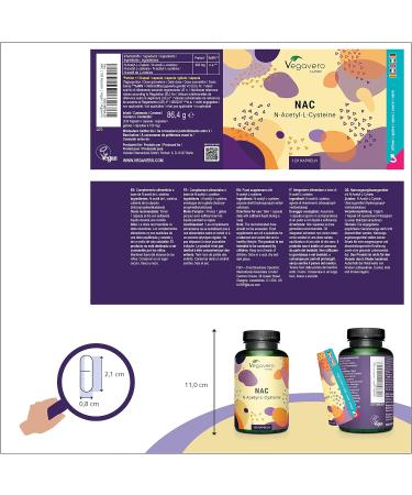 Vegavero NAC Supplement NAC N Acetyl Cysteine 600 mg - 120 Capsules - Buy Online on GoSupps.com