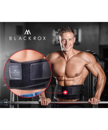 Buy Blackrox Lumbarox Back Bandage for Men & Women - Lumbar Support & Back Belt - Size M Black - Stabilize Your Back Today! - Buy Online on GoSupps.com