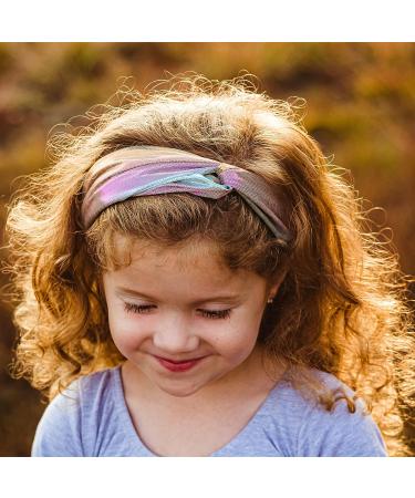 FROG SAC 6 PCS Mermaid Knotted Headbands for Girls - Kids Hair Accessory Set with Criss Cross Tie Dye Design - Perfect for Parties and Gifts! - Buy Online on GoSupps.com