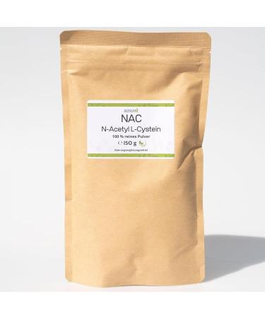 Sanuvit NAC Powder 150g - N-Acetyl-L-Cysteine Vegan High Bioavailability Made in Austria - 6 Month Supply - Buy Online on GoSupps.com