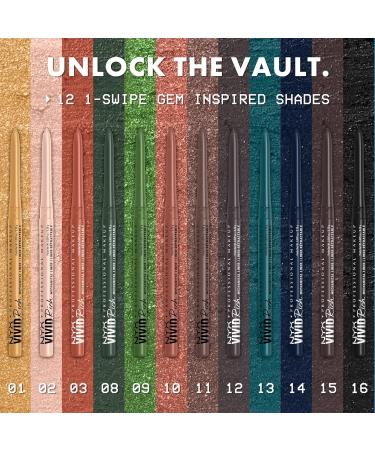 NYX PROFESSIONAL MAKEUP Vivid Rich Mechanical Pencil Eyeliner Rich shades Vegan Formula - Smokin Topaz (Brown) 1 count (Pack of 1) Smokin Topaz - Buy Online on GoSupps.com