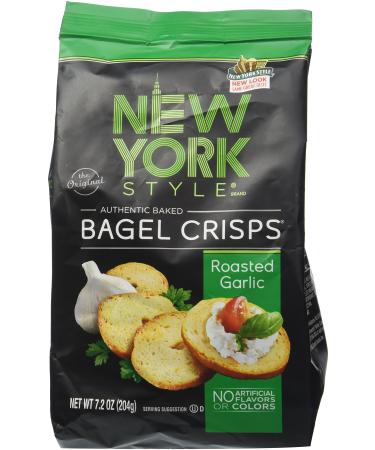 New York Style Bagel Roasted Garlic Crisps, 0.53 Pound