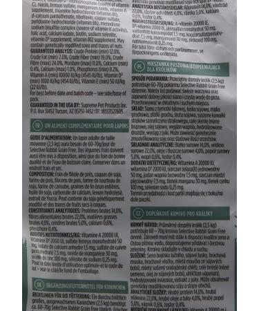 Supreme Selective Naturals Grain Free Rabbit Food 3.3lbs - High-Quality Diet for Rabbits - Buy Online on GoSupps.com