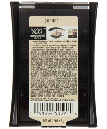Maybelline Expert Wear Eyeshadow Quad 40Q Designer Chocolates Chic Naturals 0.17 oz - Buy Online on GoSupps.com