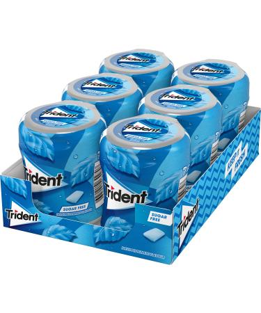 Trident Fresh Peppermint Sugar Free Chewing Gum 82.8 g. [Pack of 6]