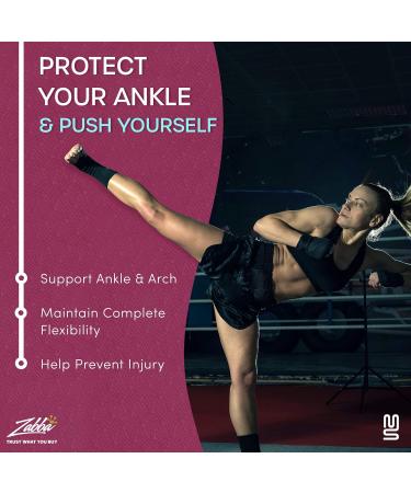 Ankle Brace for Plantar Fasciitis Relief | Compression Foot Sleeve for Tendonitis & Achilles Support - Large Size for Men & Women - Buy Online on GoSupps.com