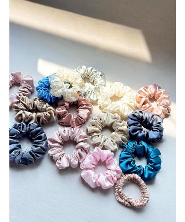 Townssilk Silk Skinnie Hair Bobbles - 100% Pure Mulberry Silk - 3pc Luxury Diamonds Set - Buy Online on GoSupps.com