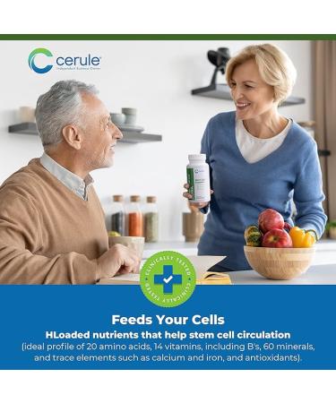 Cerule StemEnhance Ultra Stem Cell Support Supplement with Extracts from Freshwater Microalgae and Marine Macroalgae to Help Increase Circulating Adult Stem Cells and Promote Healing - Buy Online on GoSupps.com