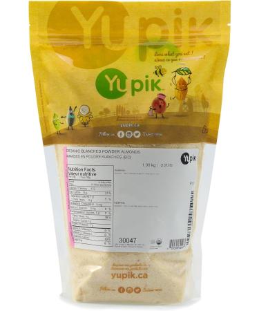 Yupik Organic Gound Blanched Almond Meal (Powder Flour) Non-GMO Vegan Gluten-Free 1Kg 1 kg (Pack of 1) - Buy Online on GoSupps.com