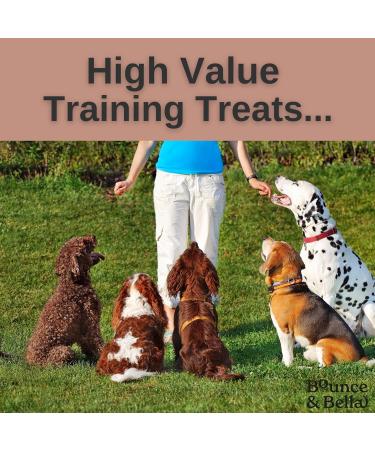 Bounce and Bella Grain Free Training Treats made with Freshly Prepared Ingredients (1 Poultry & 1 Fish 2 Pack 1000g) - Buy Online on GoSupps.com