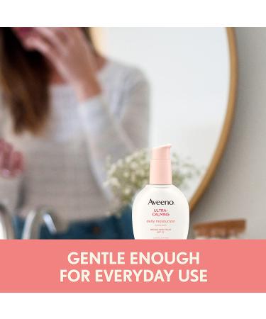 Aveeno Ultra-Calming Daily Moisturizer with SPF 15 - 4 fl oz | Soothing Sunscreen - Buy Online on GoSupps.com